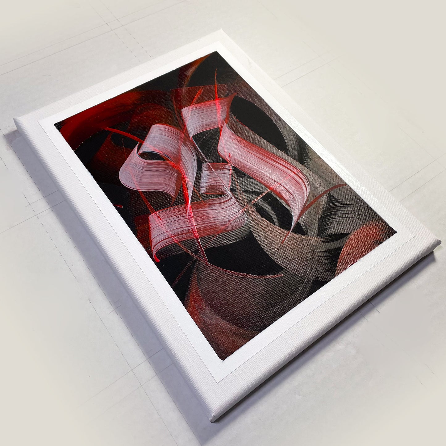 Layered blackletter initials