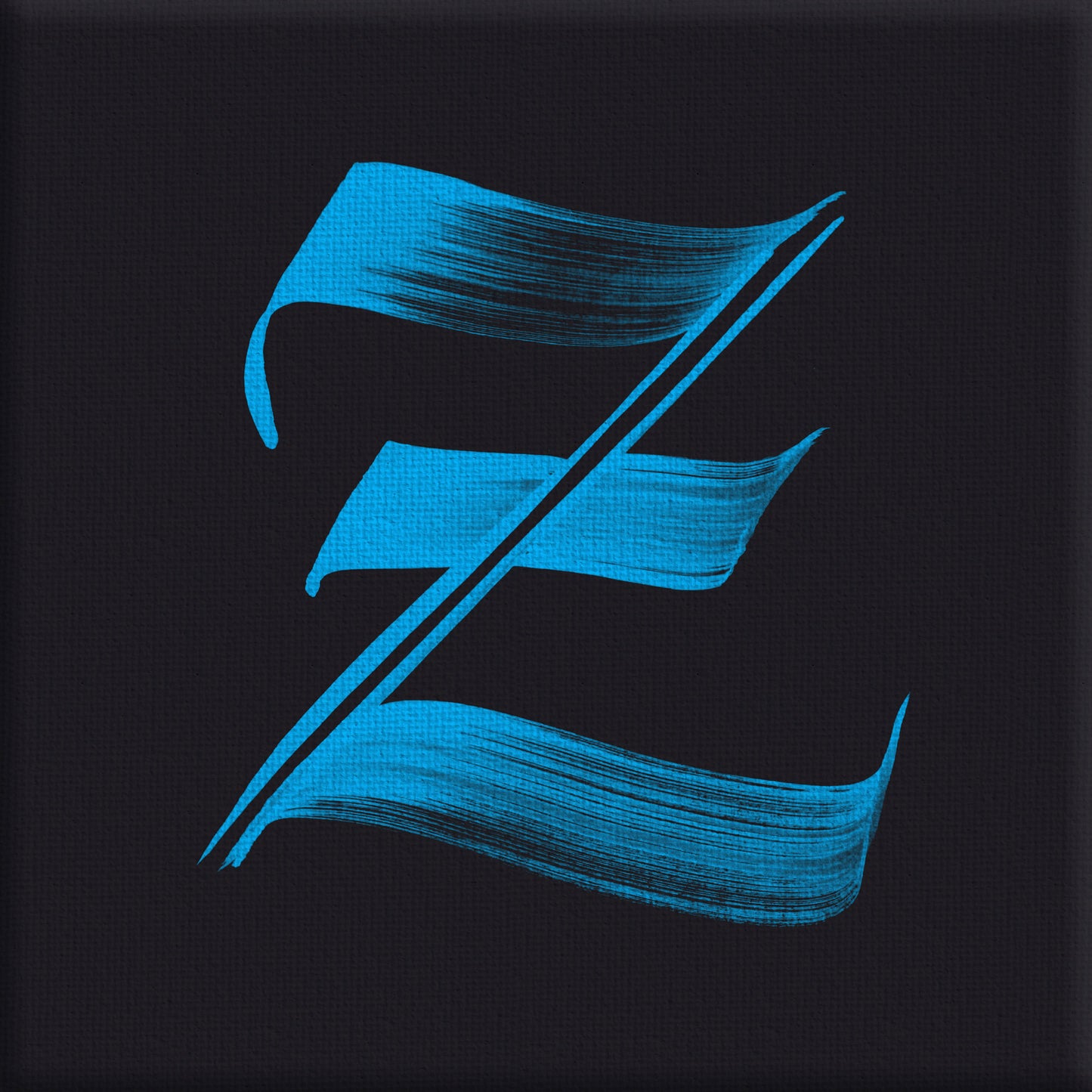 Blackletter Initials on canvas