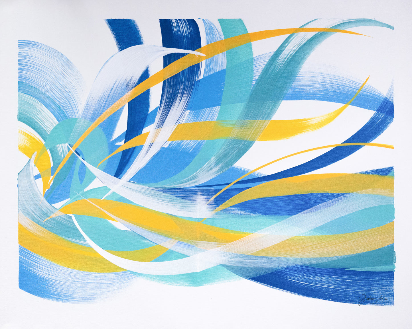 Water Flow, Acrylic on Canvas