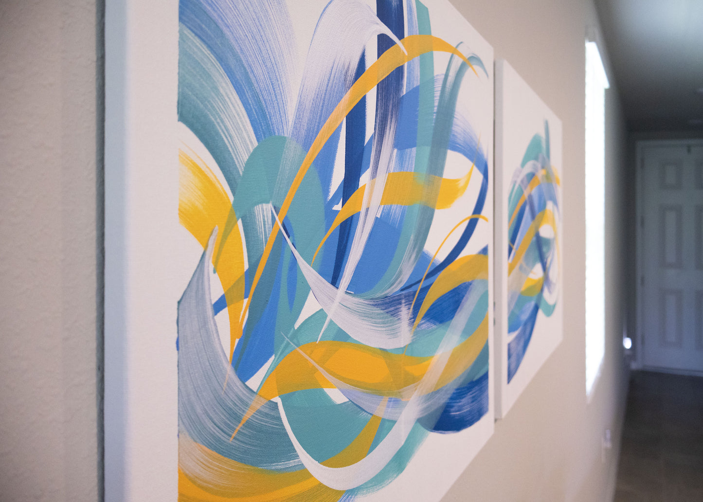 Water Flow, Acrylic on Canvas