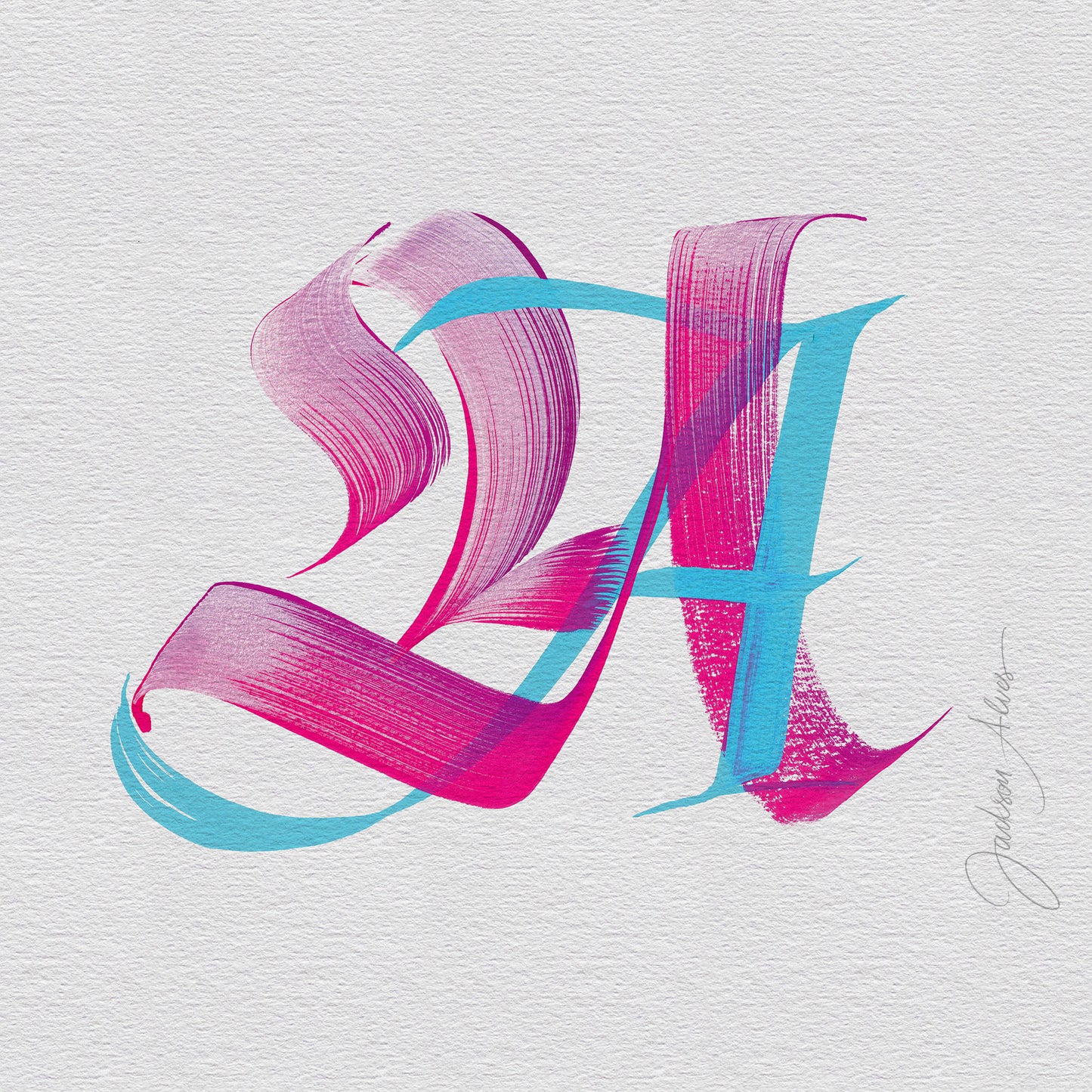 Hand-Painted Alphabet