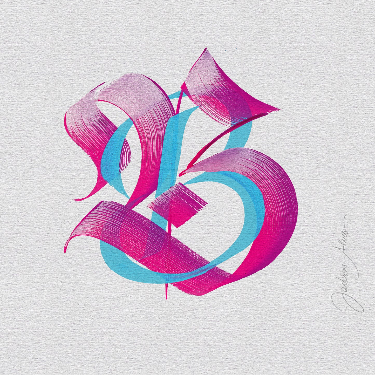 Hand-Painted Alphabet