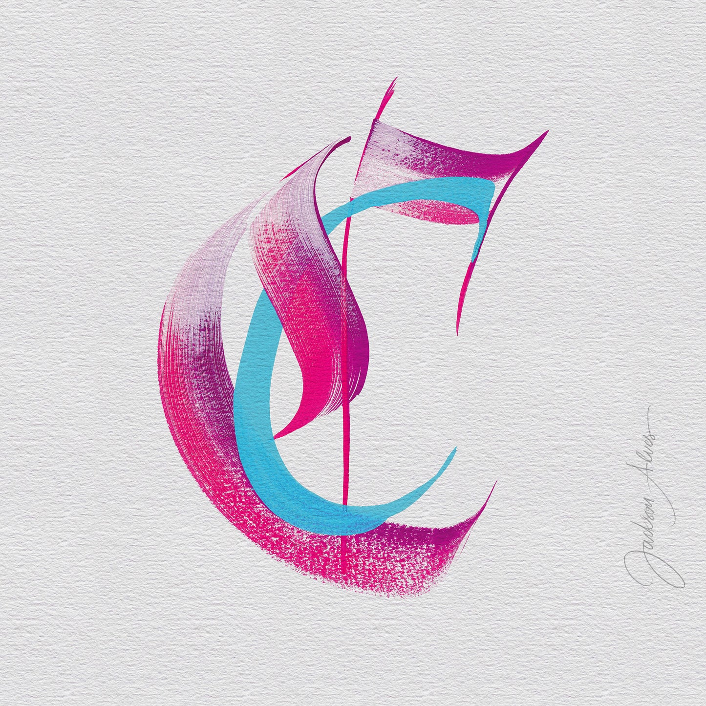 Hand-Painted Alphabet