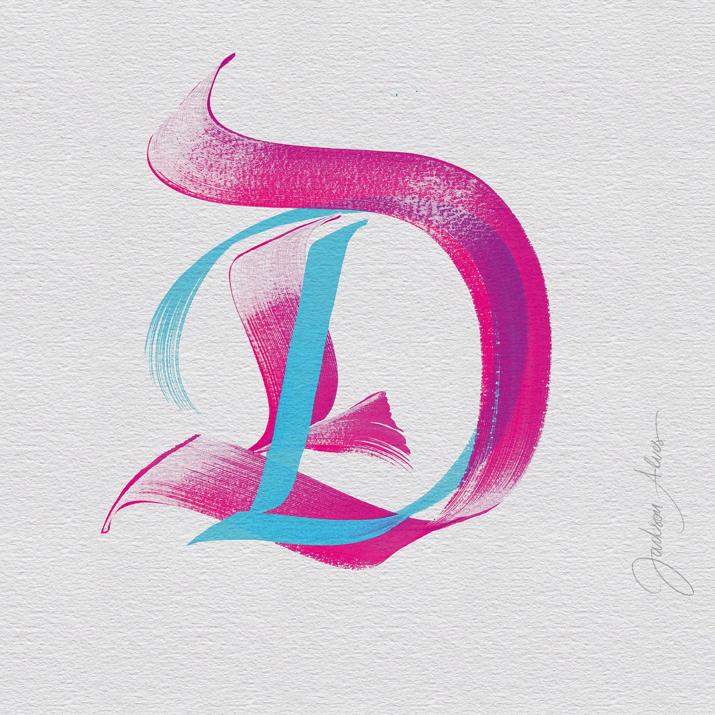 Hand-Painted Alphabet