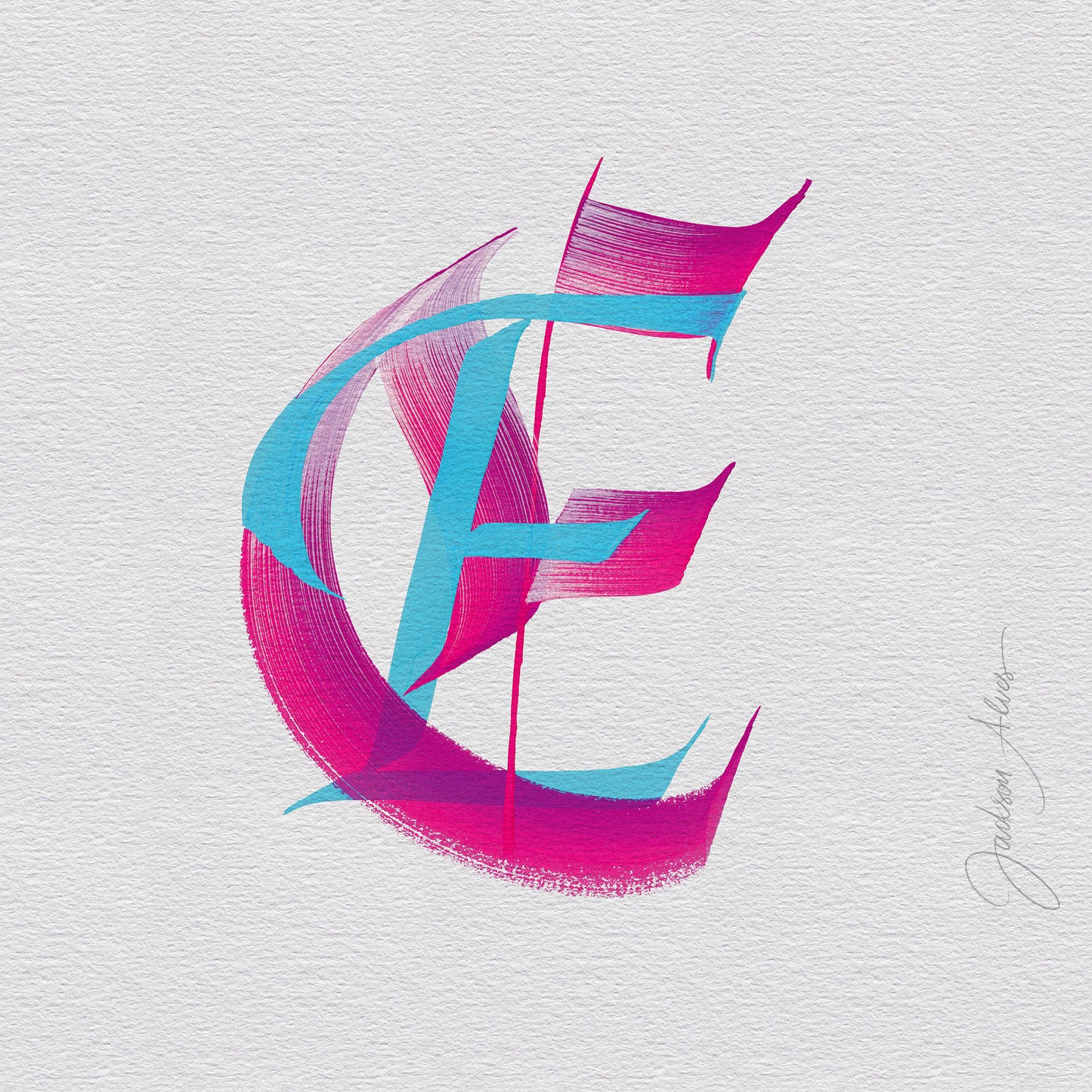 Hand-Painted Alphabet