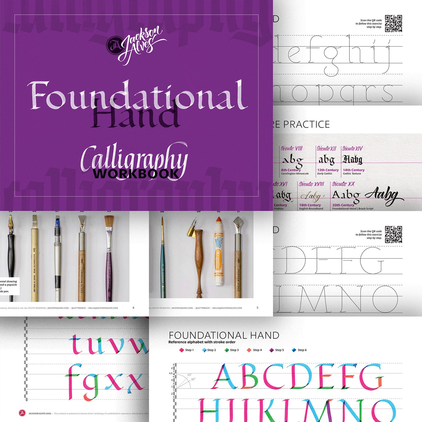 Calligraphy Workbook Bundle — Complete Practice Collection