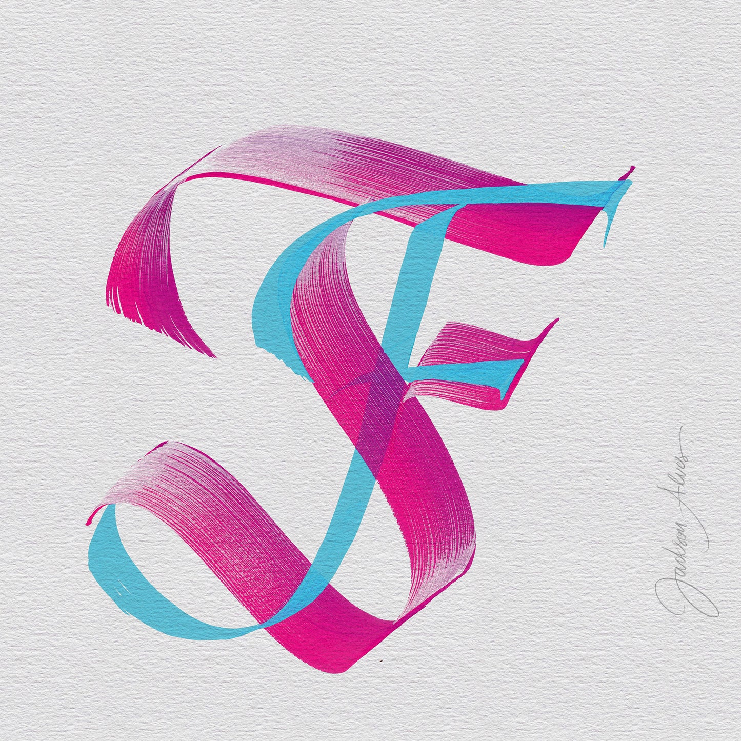Hand-Painted Alphabet