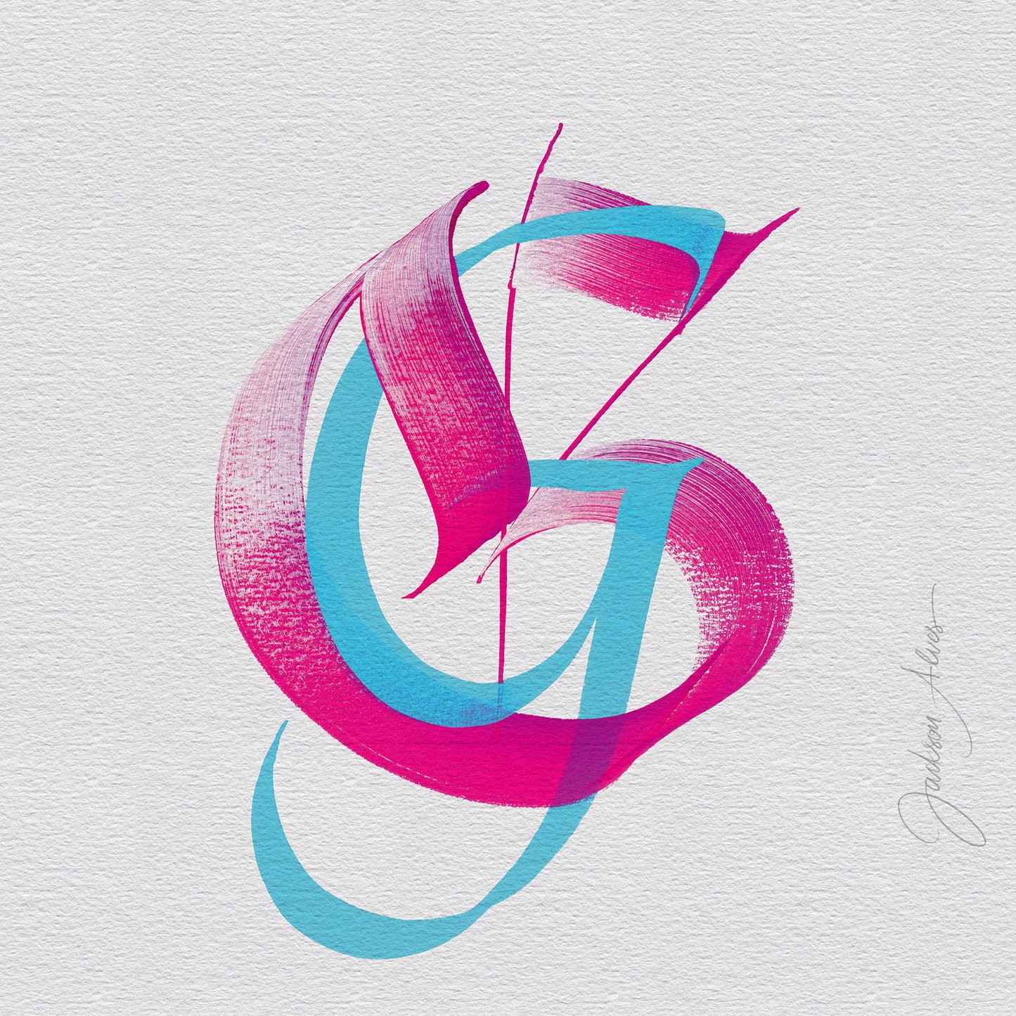 Hand-Painted Alphabet