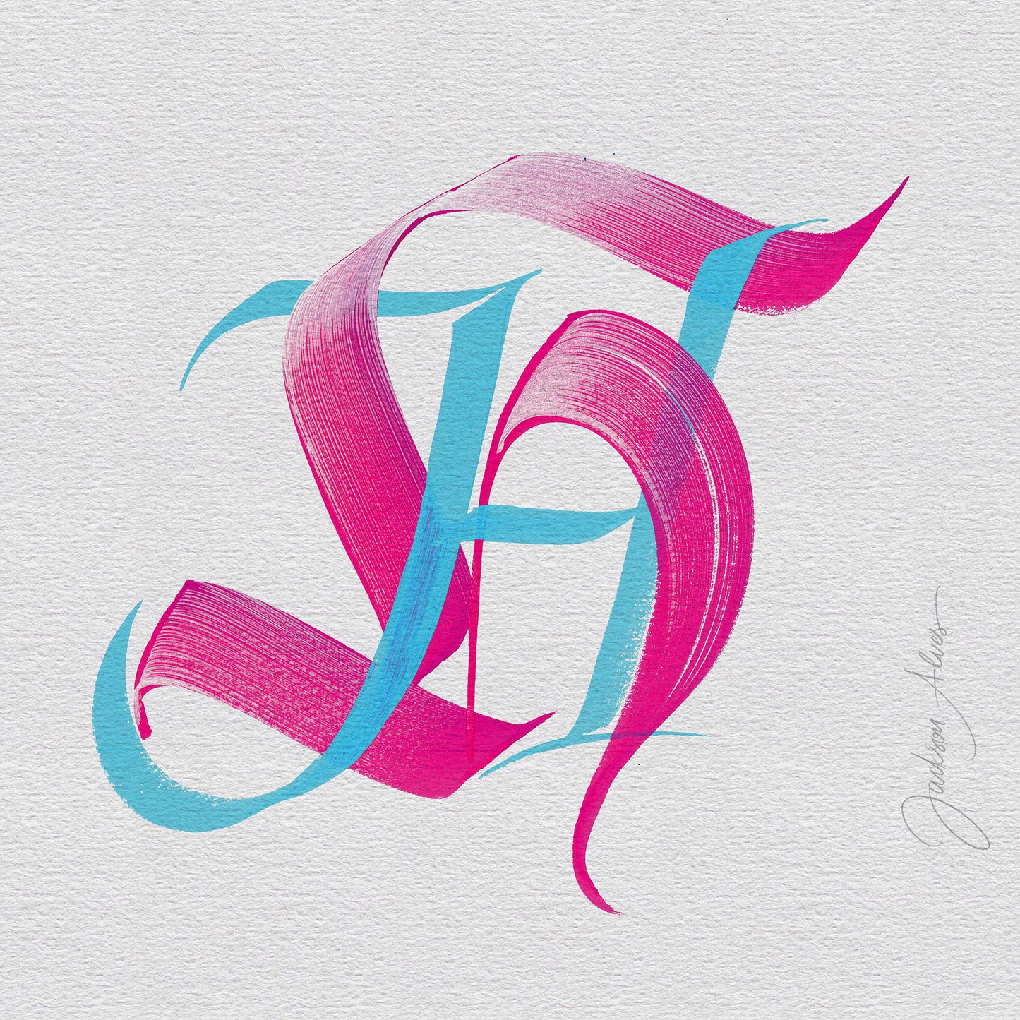 Hand-Painted Alphabet