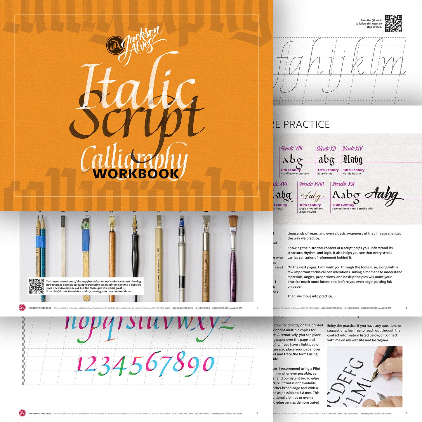 Calligraphy Workbook Bundle — Complete Practice Collection