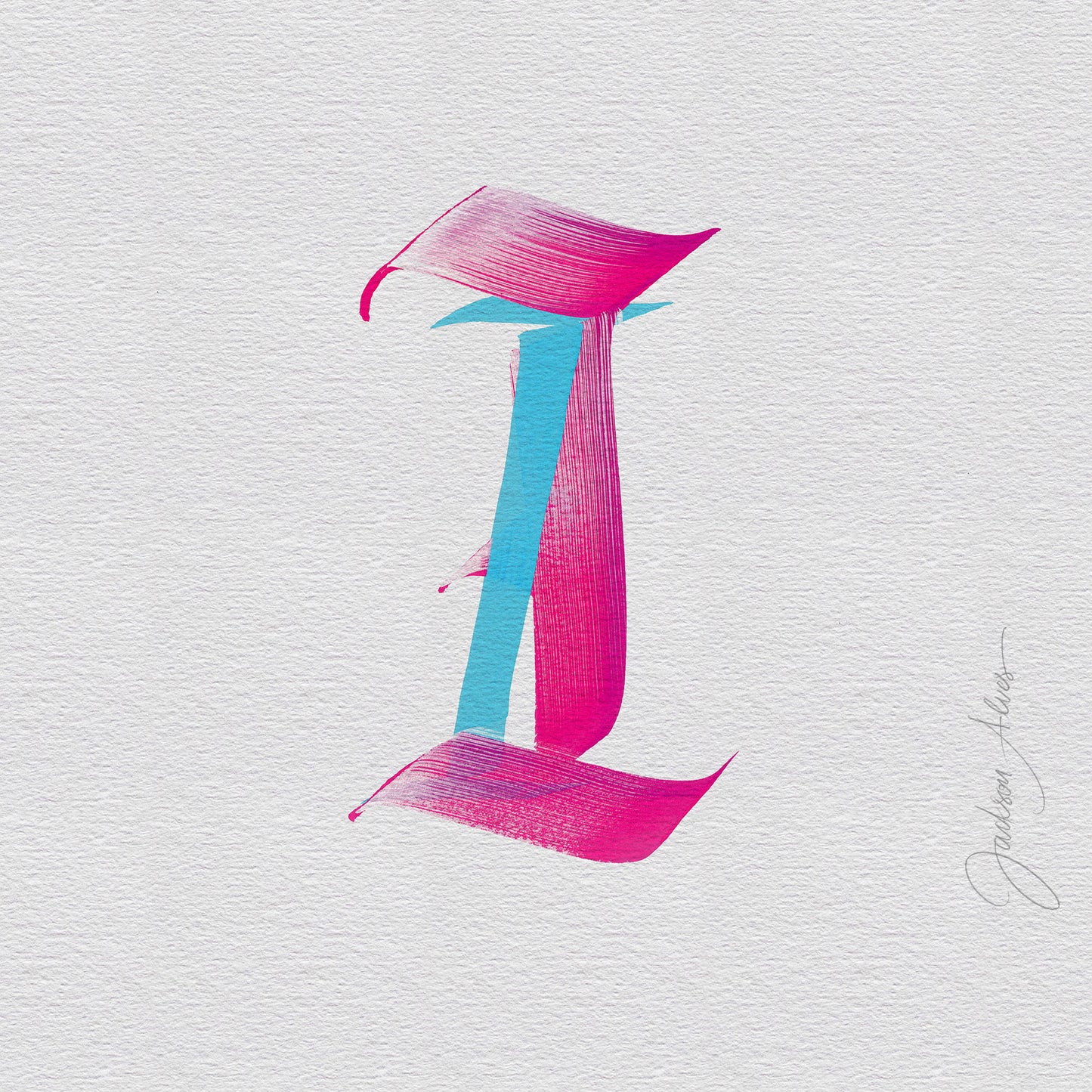 Hand-Painted Alphabet