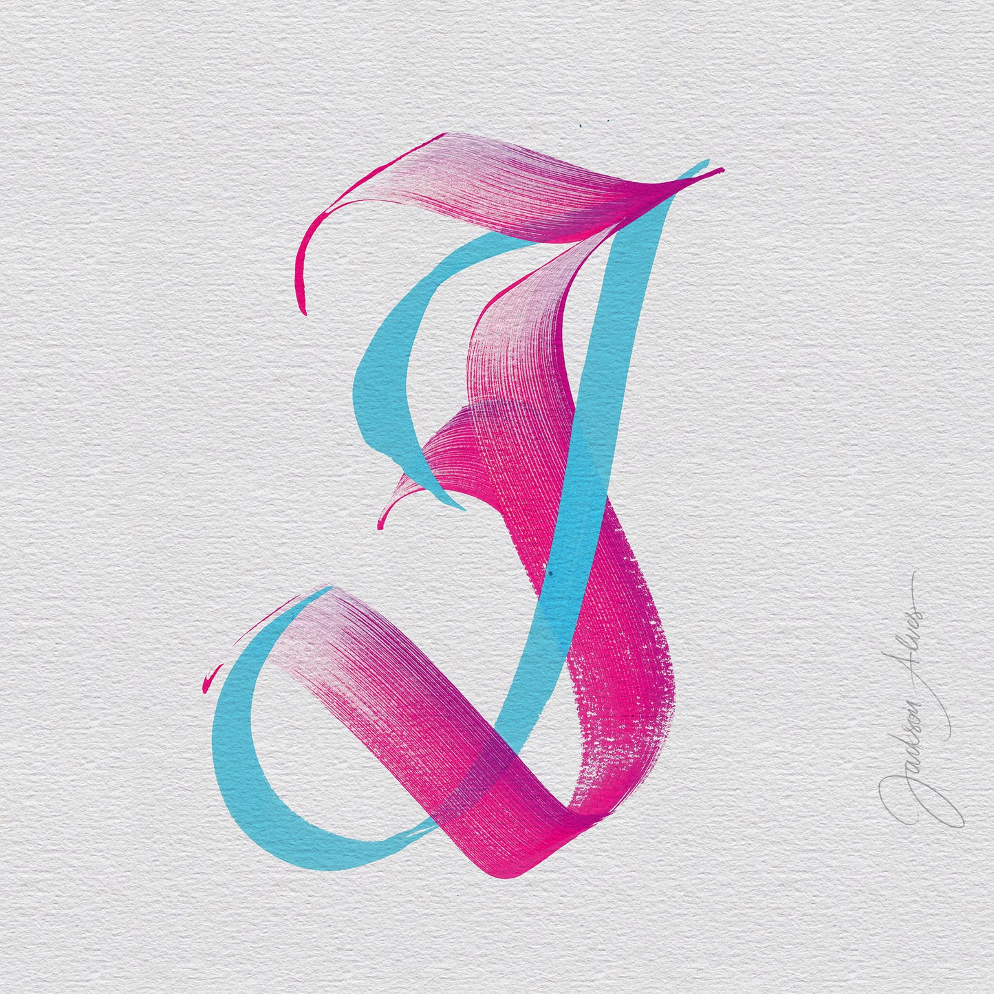 Hand-Painted Alphabet