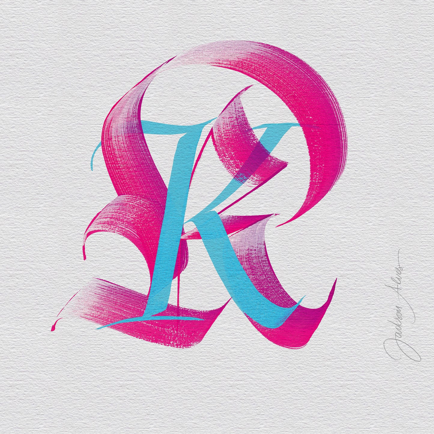 Hand-Painted Alphabet