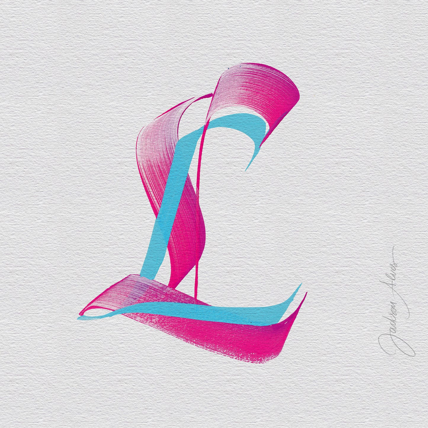 Hand-Painted Alphabet