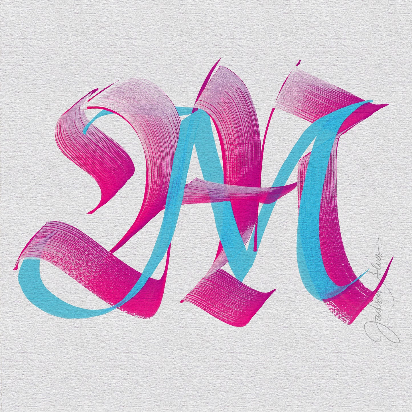 Hand-Painted Alphabet