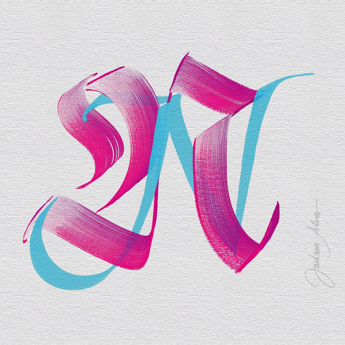 Hand-Painted Alphabet