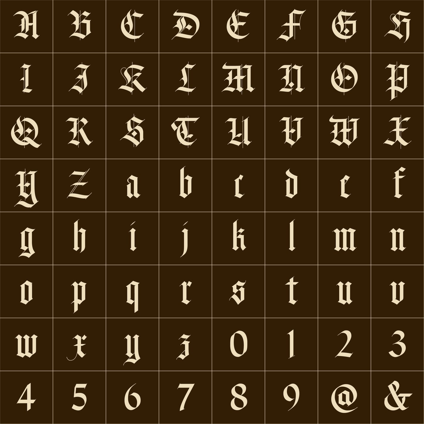 Blackletter Font
