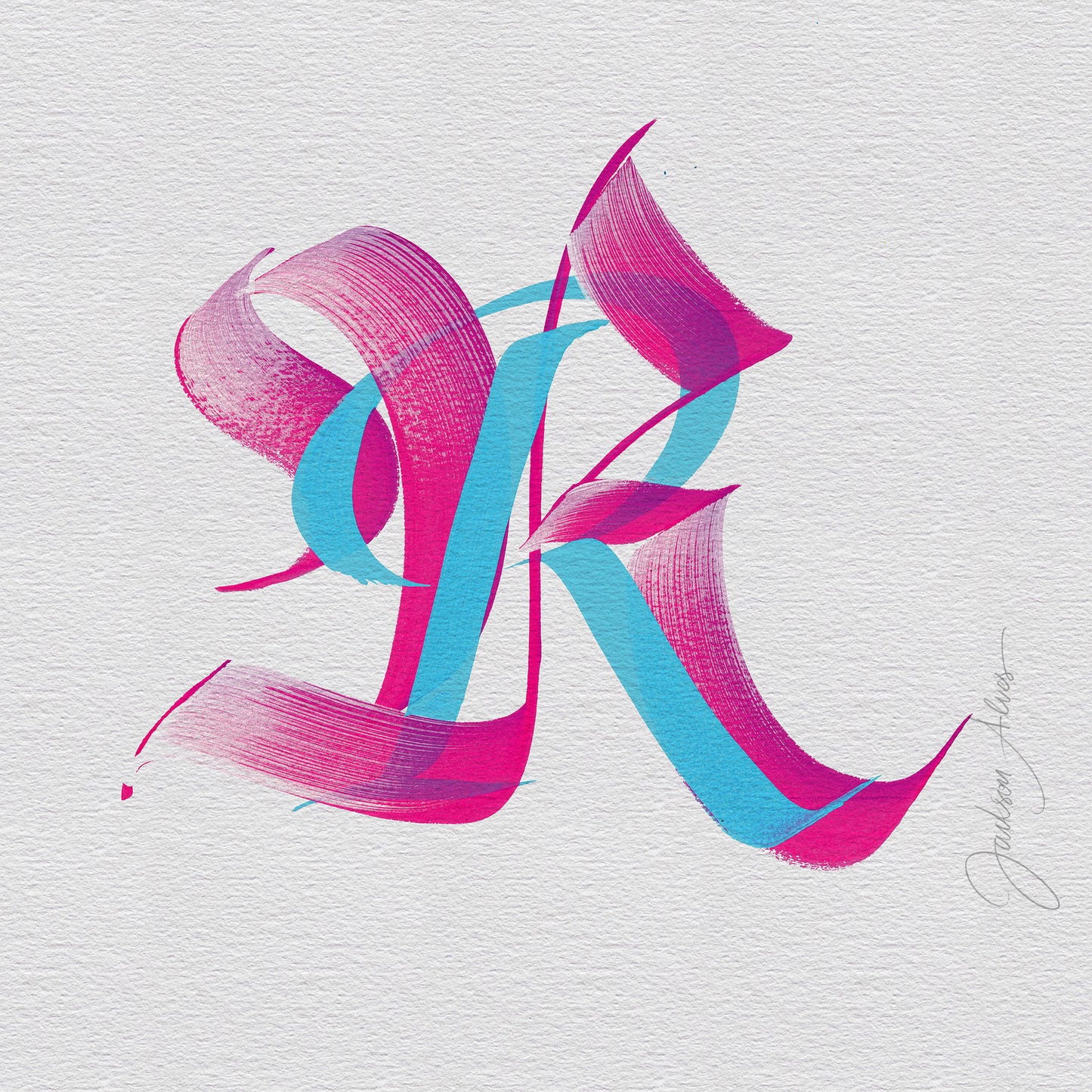 Hand-Painted Alphabet