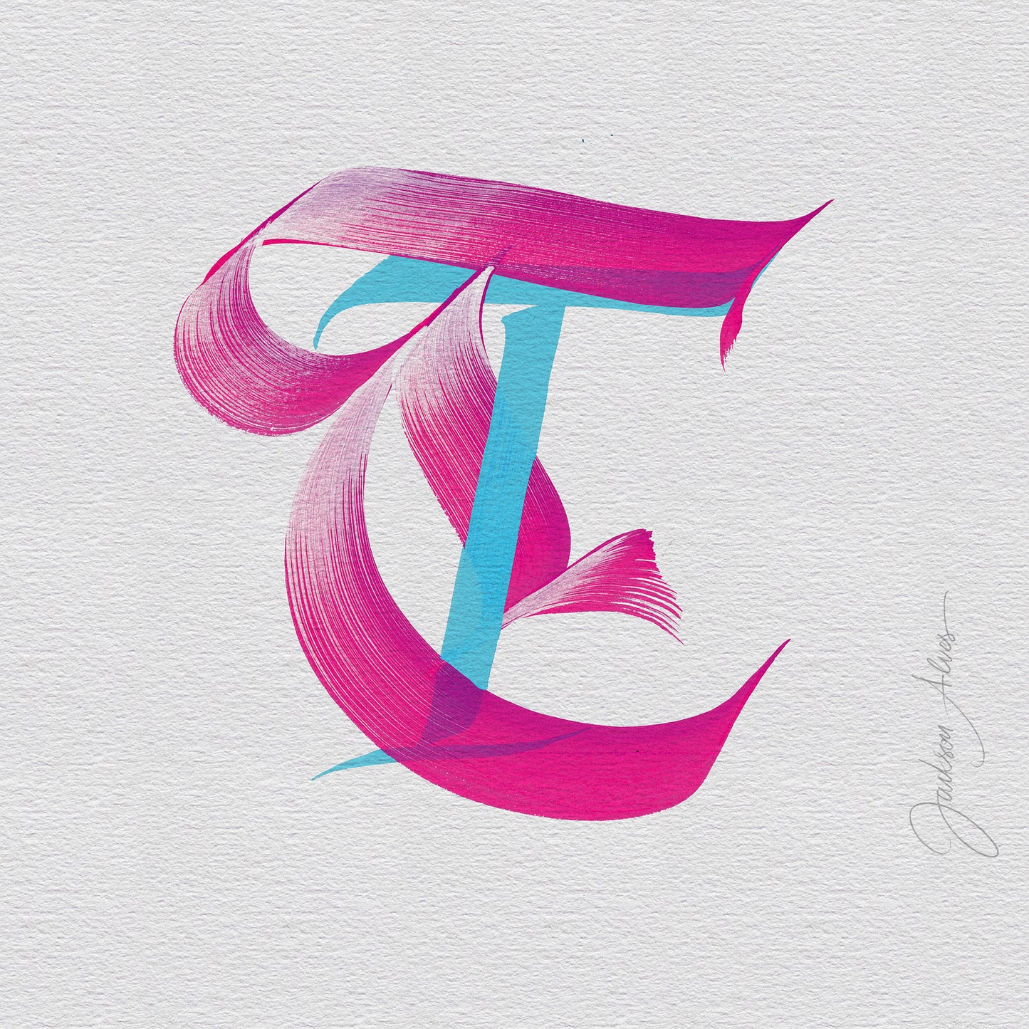 Hand-Painted Alphabet