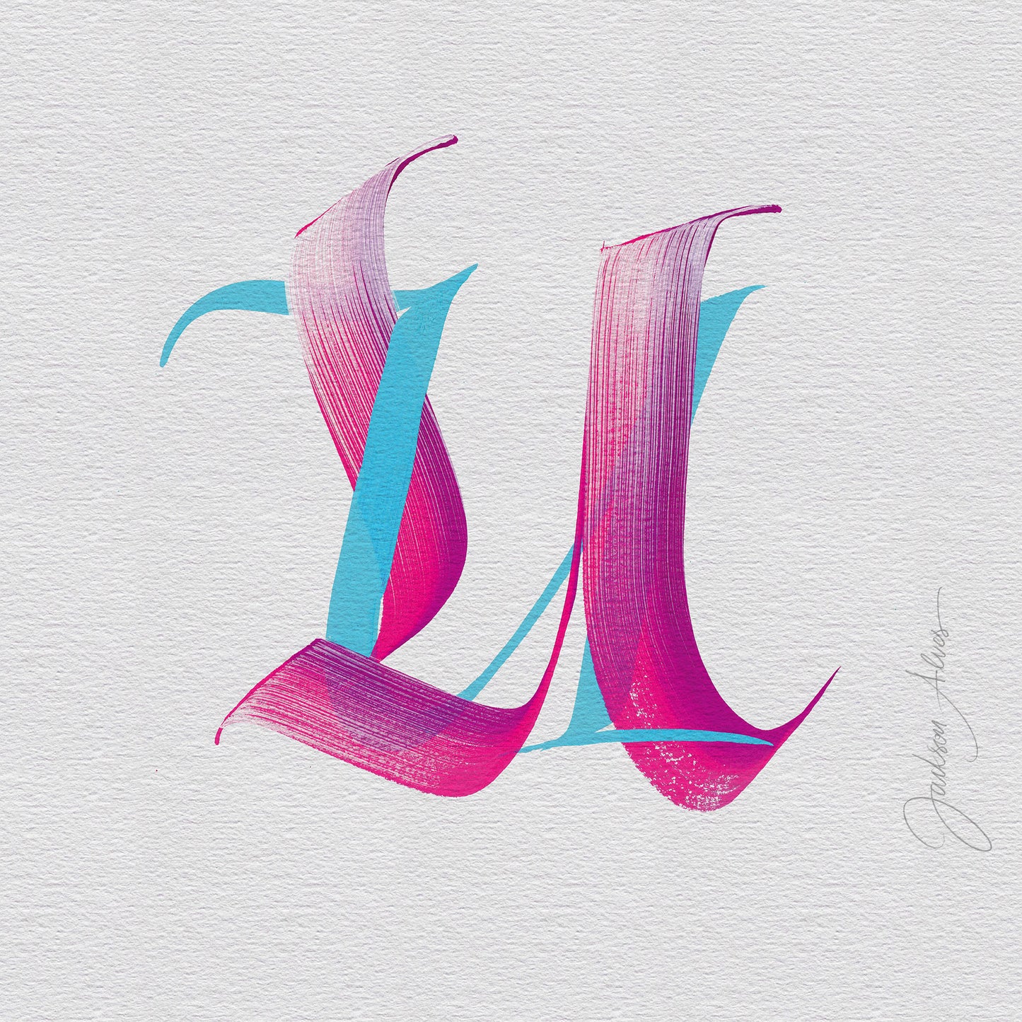 Hand-Painted Alphabet