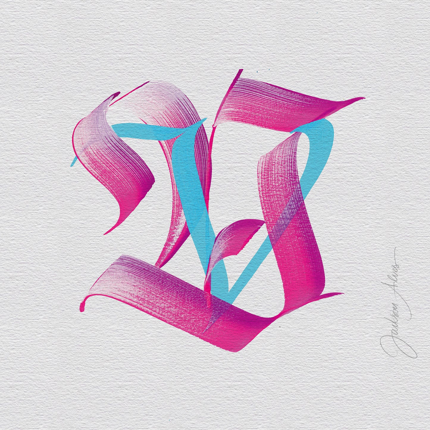 Hand-Painted Alphabet