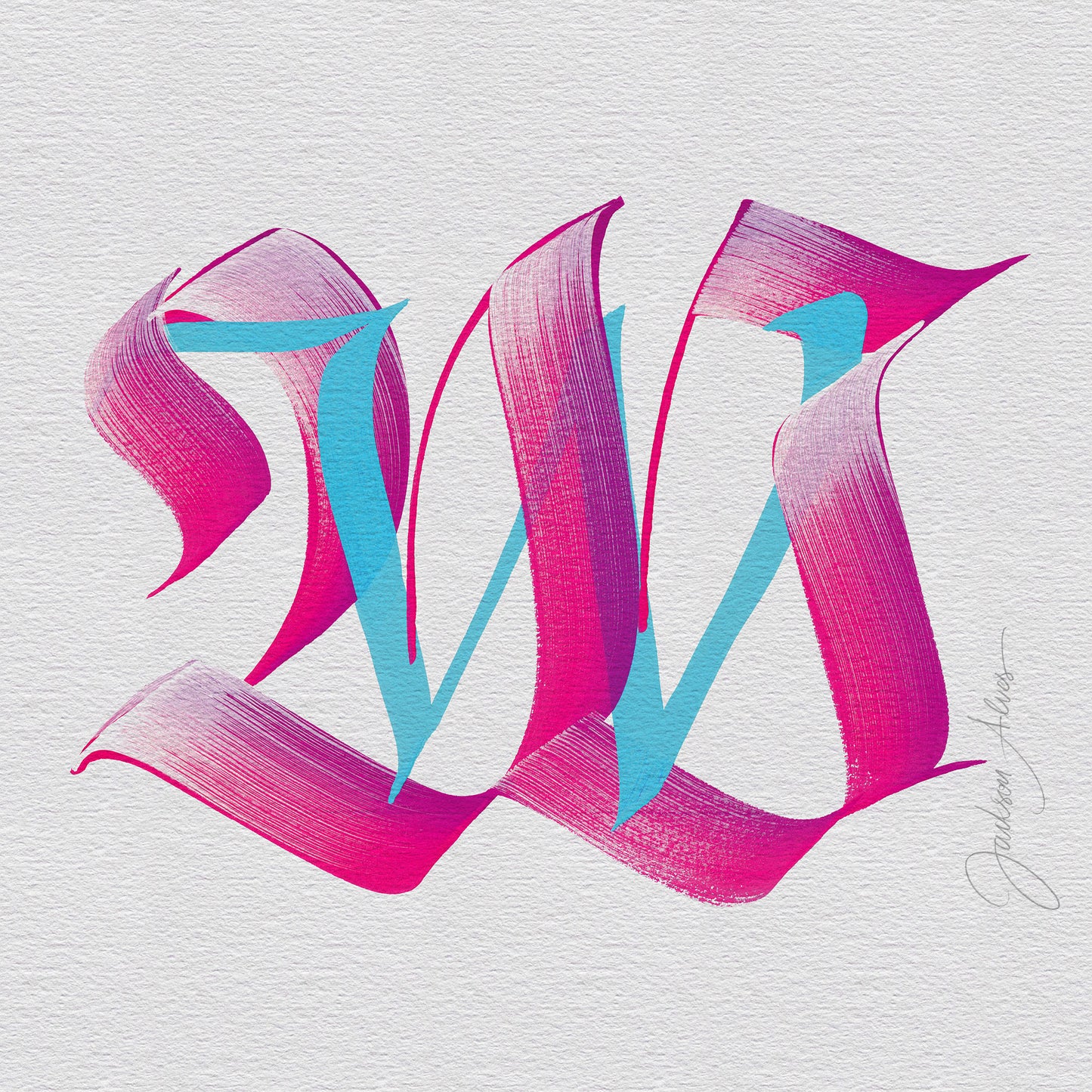 Hand-Painted Alphabet