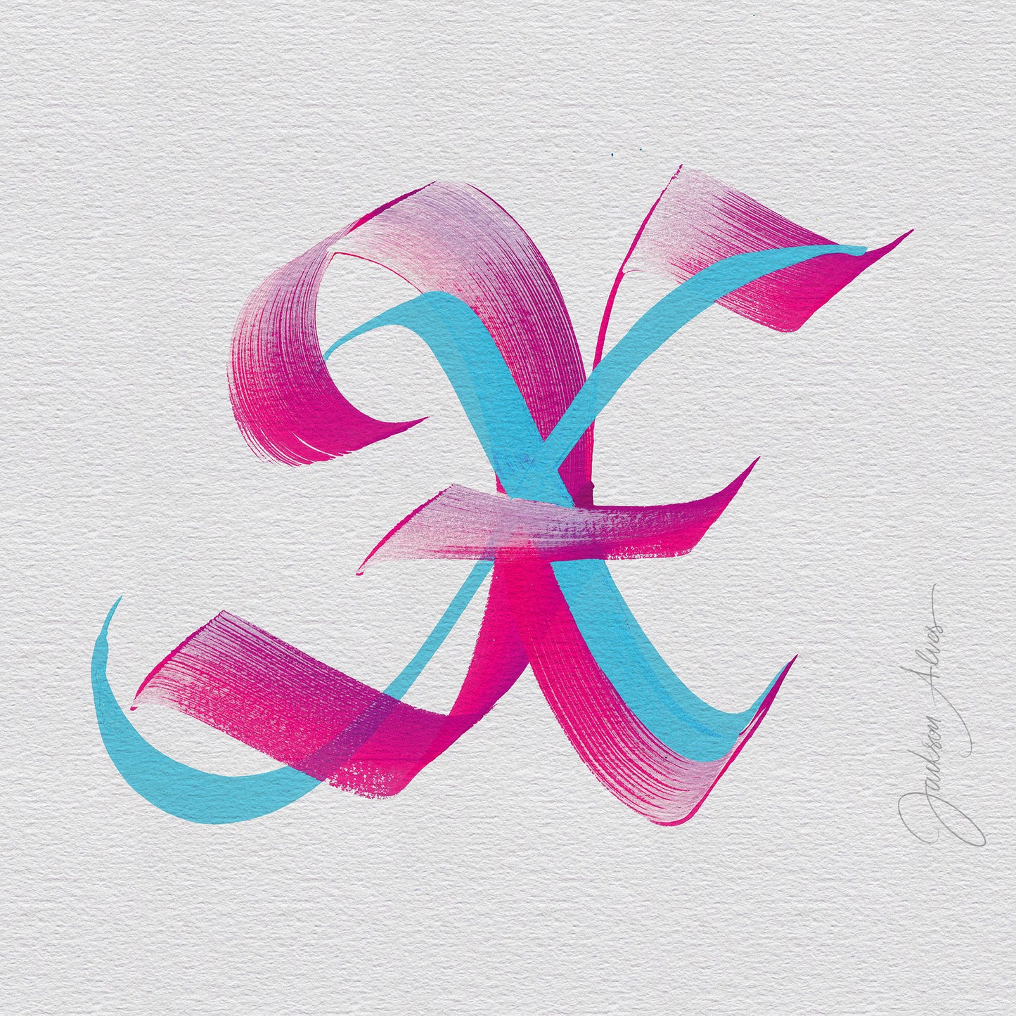 Hand-Painted Alphabet