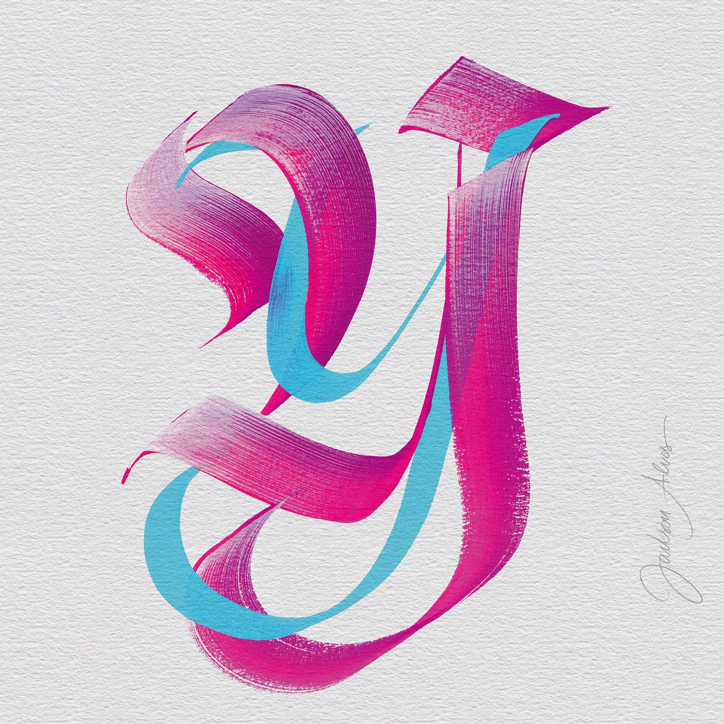 Hand-Painted Alphabet
