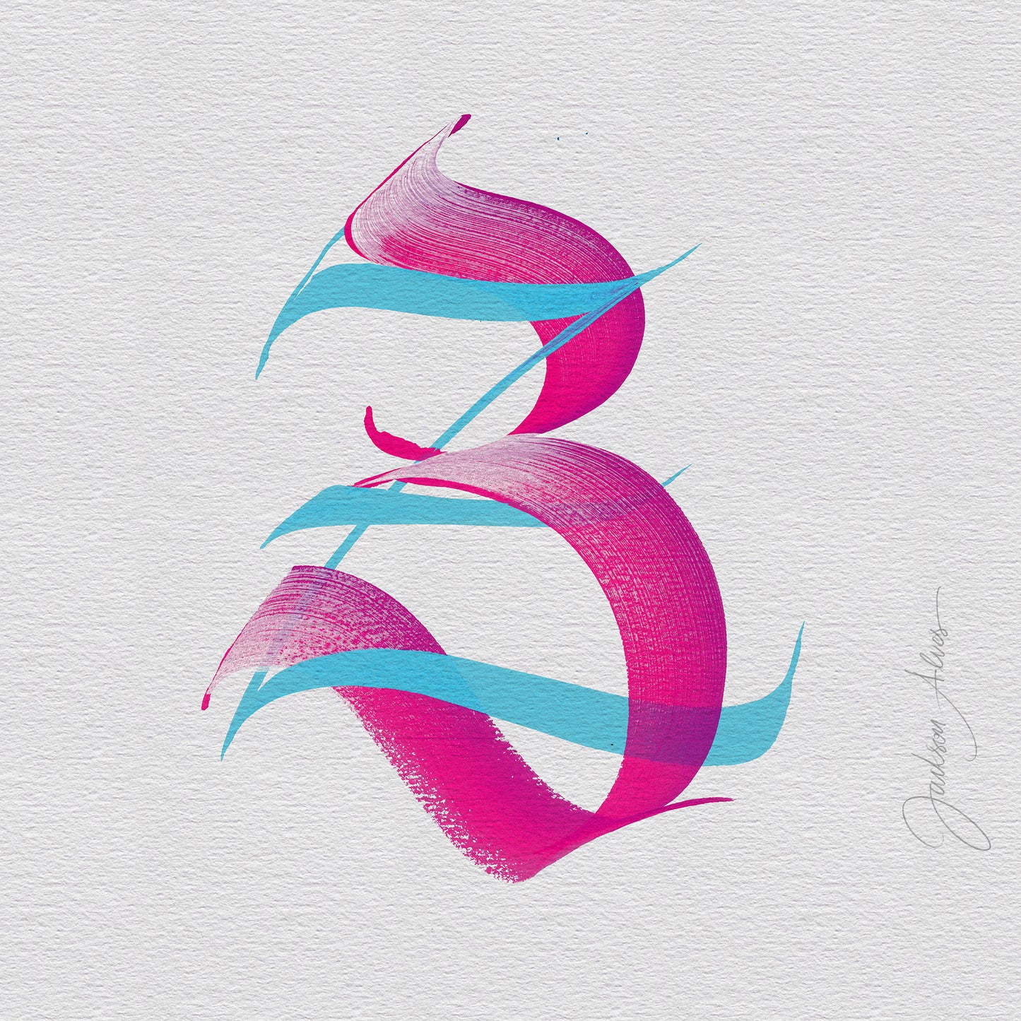 Hand-Painted Alphabet